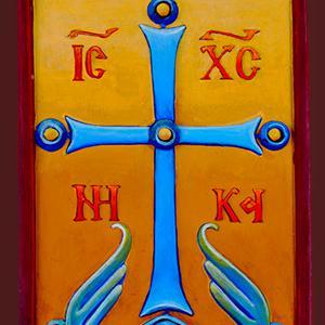 Плакетка «Крест - Спасение дому сему»