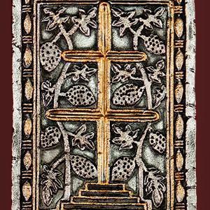 Плакетка «Крест - Виноградная лоза»