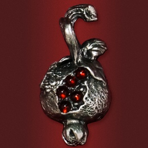Медальон «Плод добрый» с 5 камнями