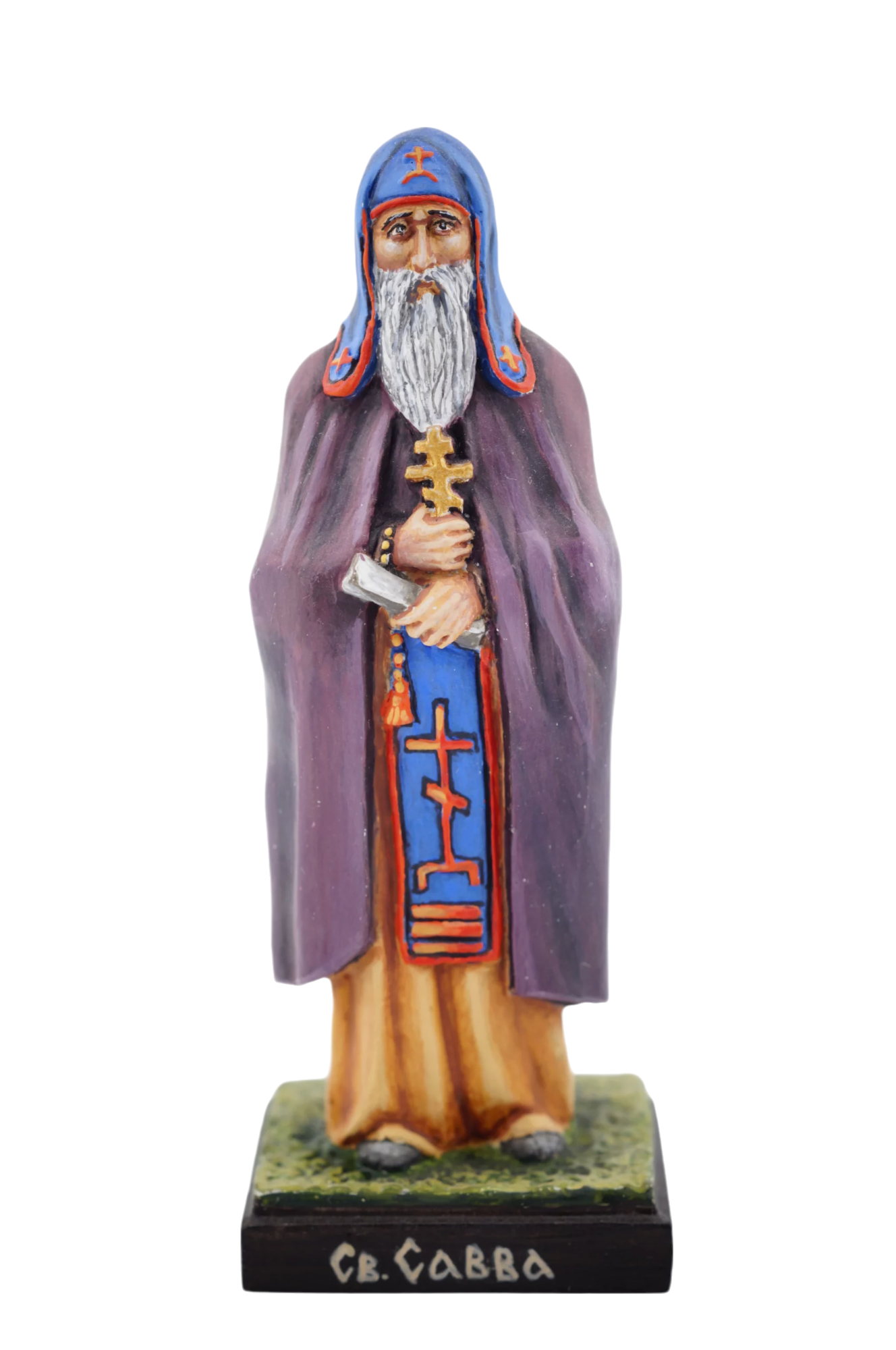 Фигурка преподобный Савва Сторожевский - Авторская роспись