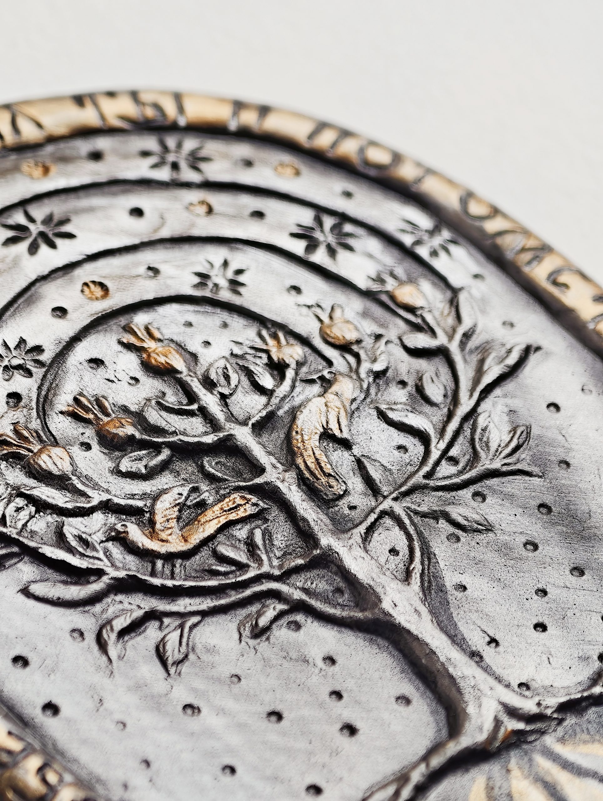 Плакетка «Древо Жизни» - чернение