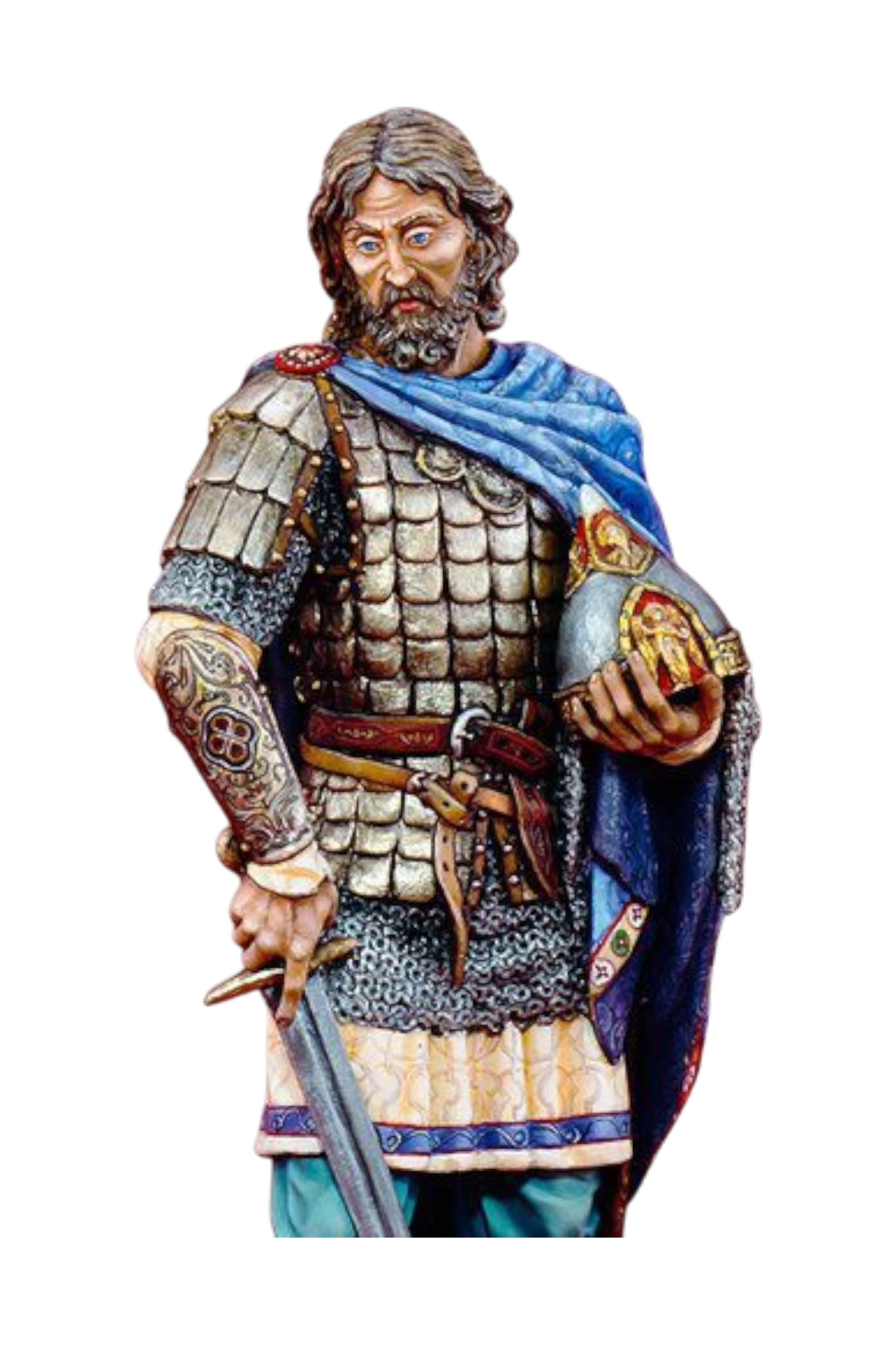 Святой благоверный князь Александр Невский - Эксклюзивная роспись