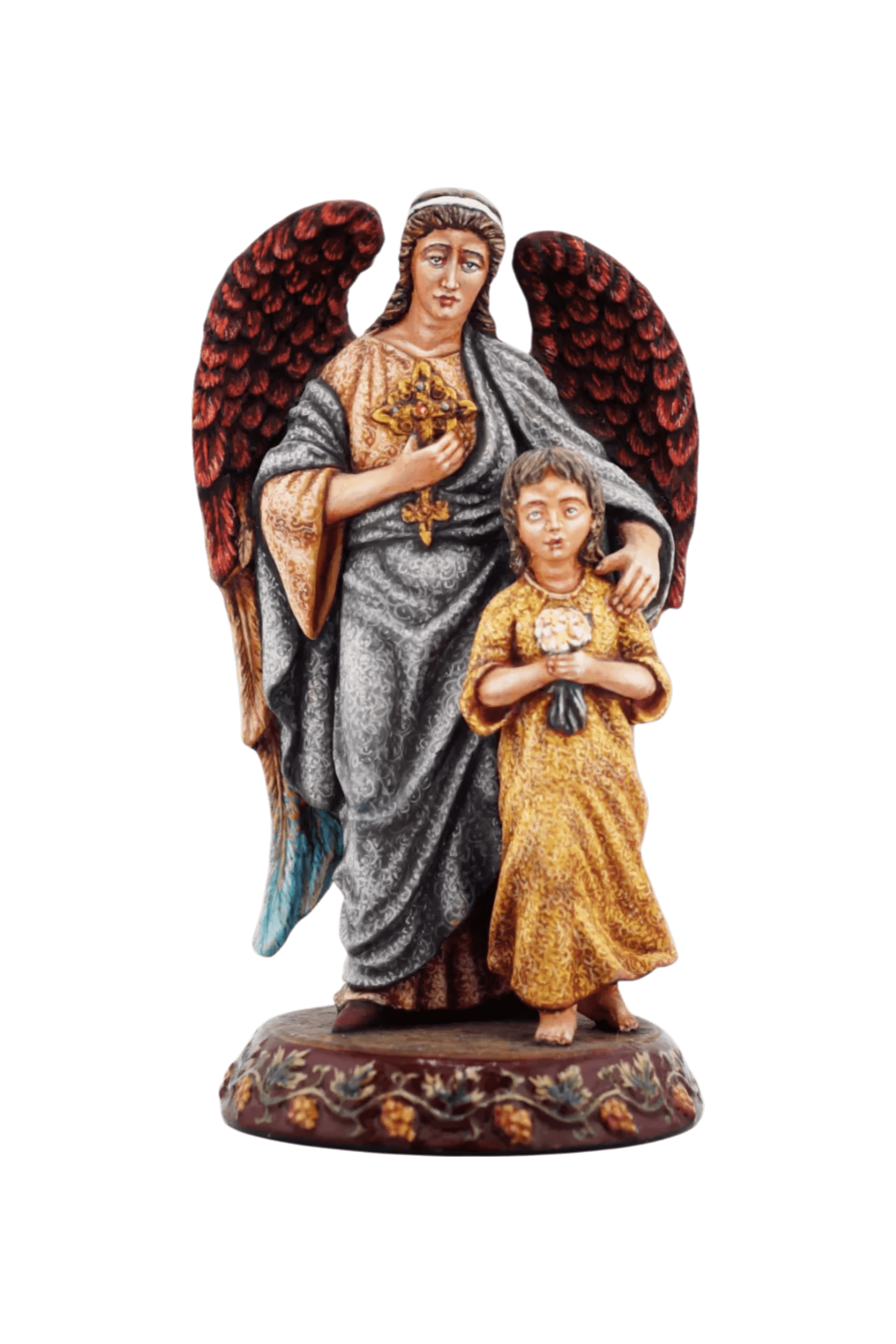 Ангел-хранитель (с ребенком) - Эксклюзивная роспись Ангел-хранитель (с ребенком) - Эксклюзивная роспись