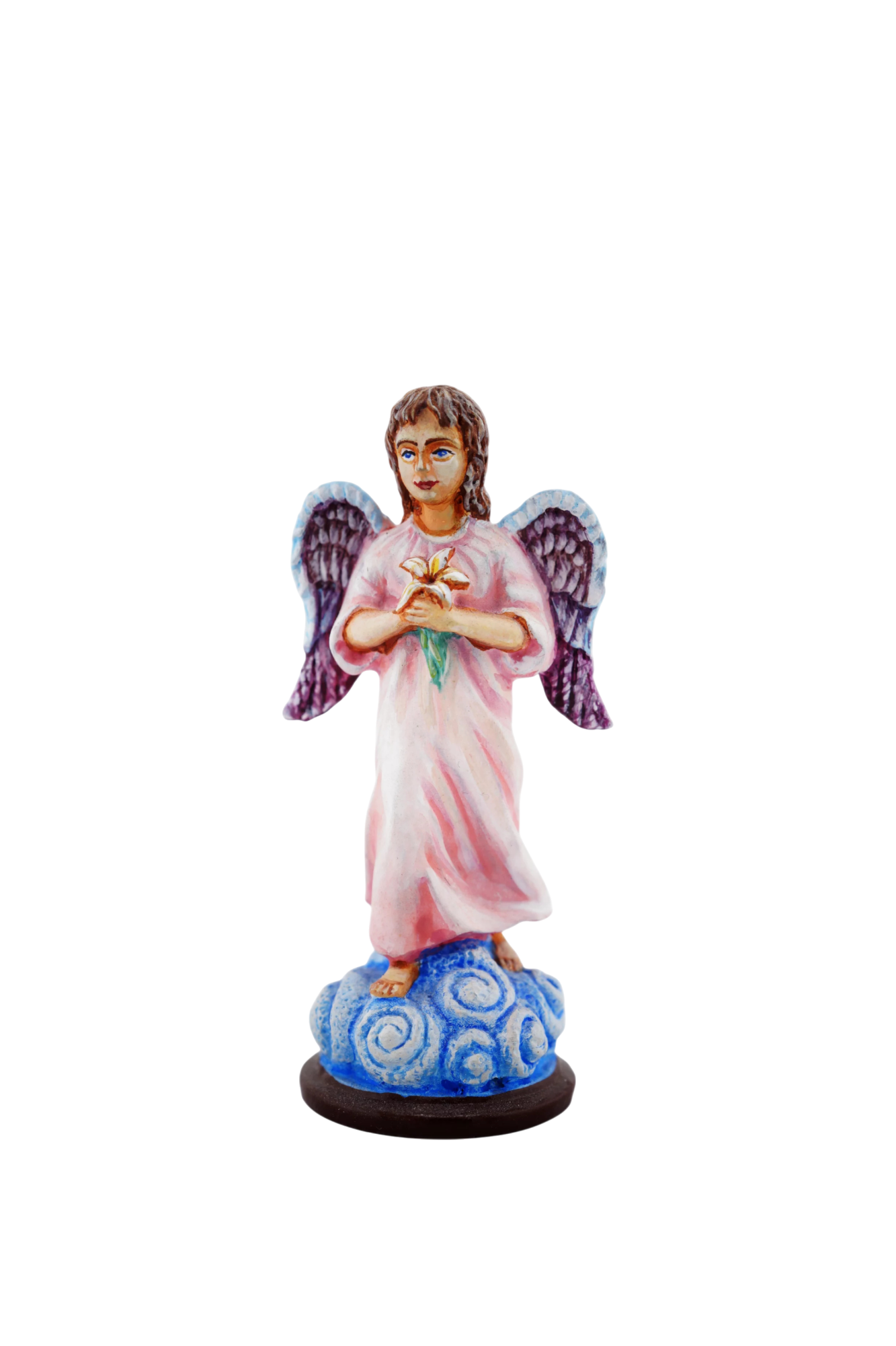 Ангел малыш (с цветком) - Авторская роспись
