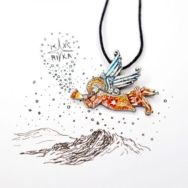 Медальон "Великая радость" - Эмаль