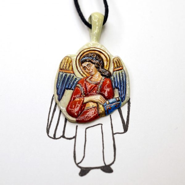 Медальон «Ангел Господень» - Авторская роспись