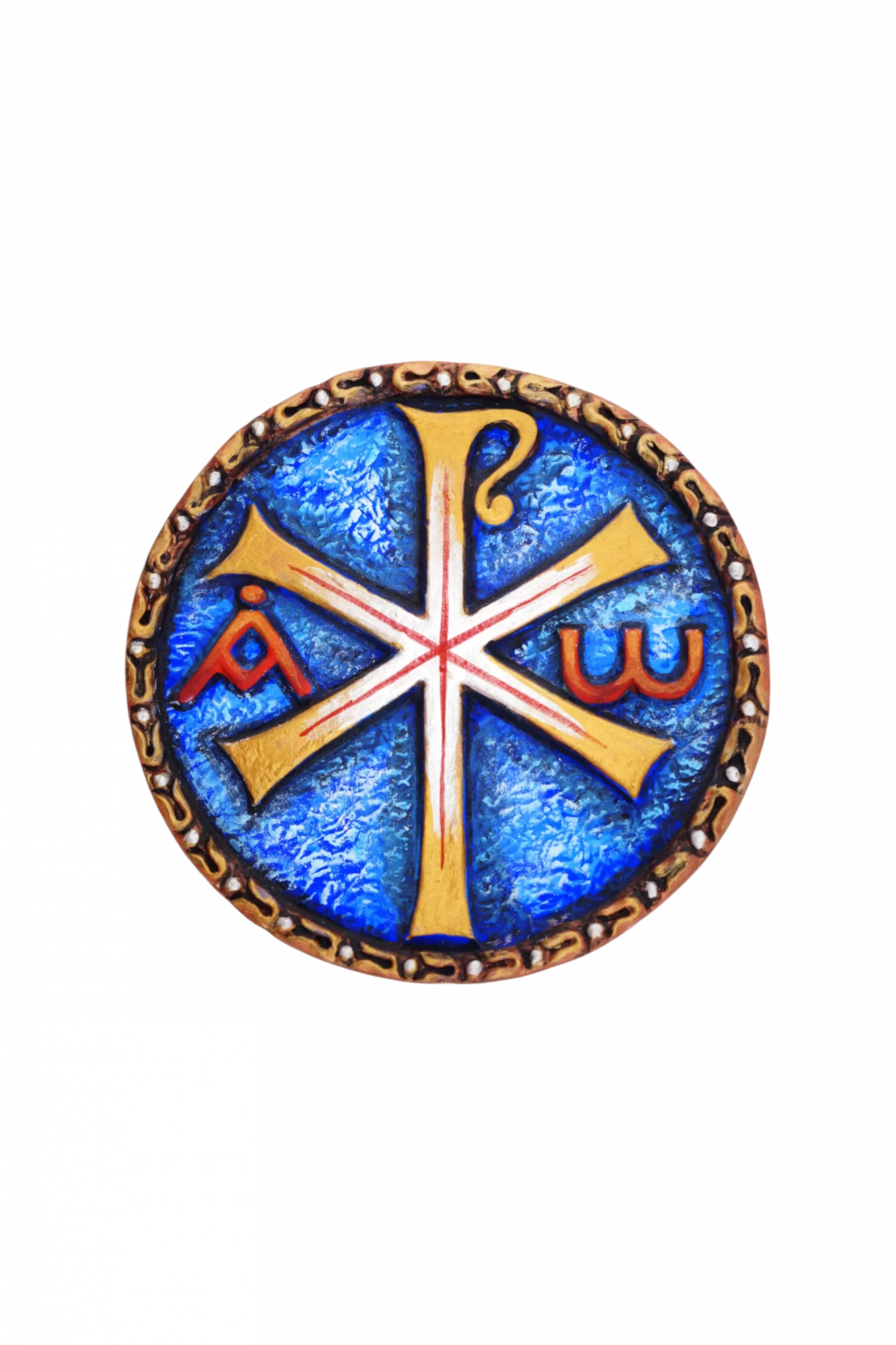 Плакетка "Крепость моя" - Авторская роспись