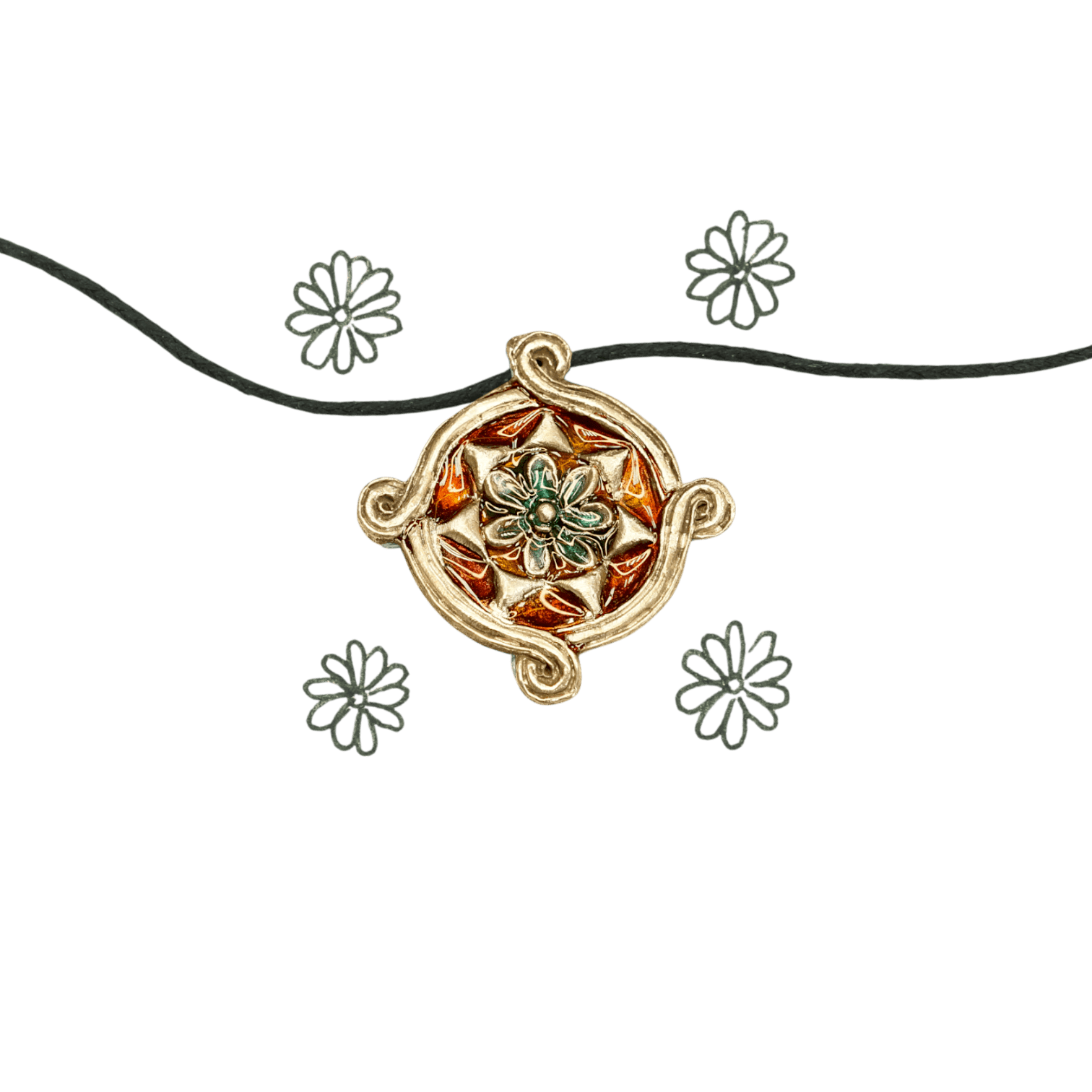 Медальон "Наследник" - Эмаль