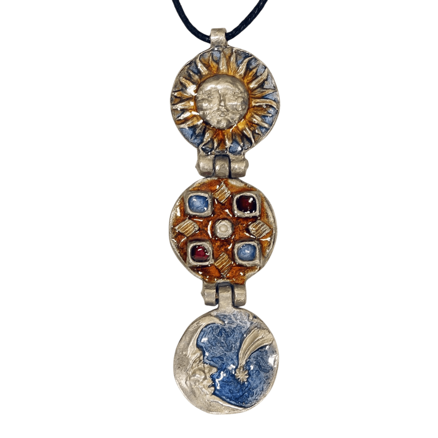 Медальон «Четвертый день творения» - Эмаль