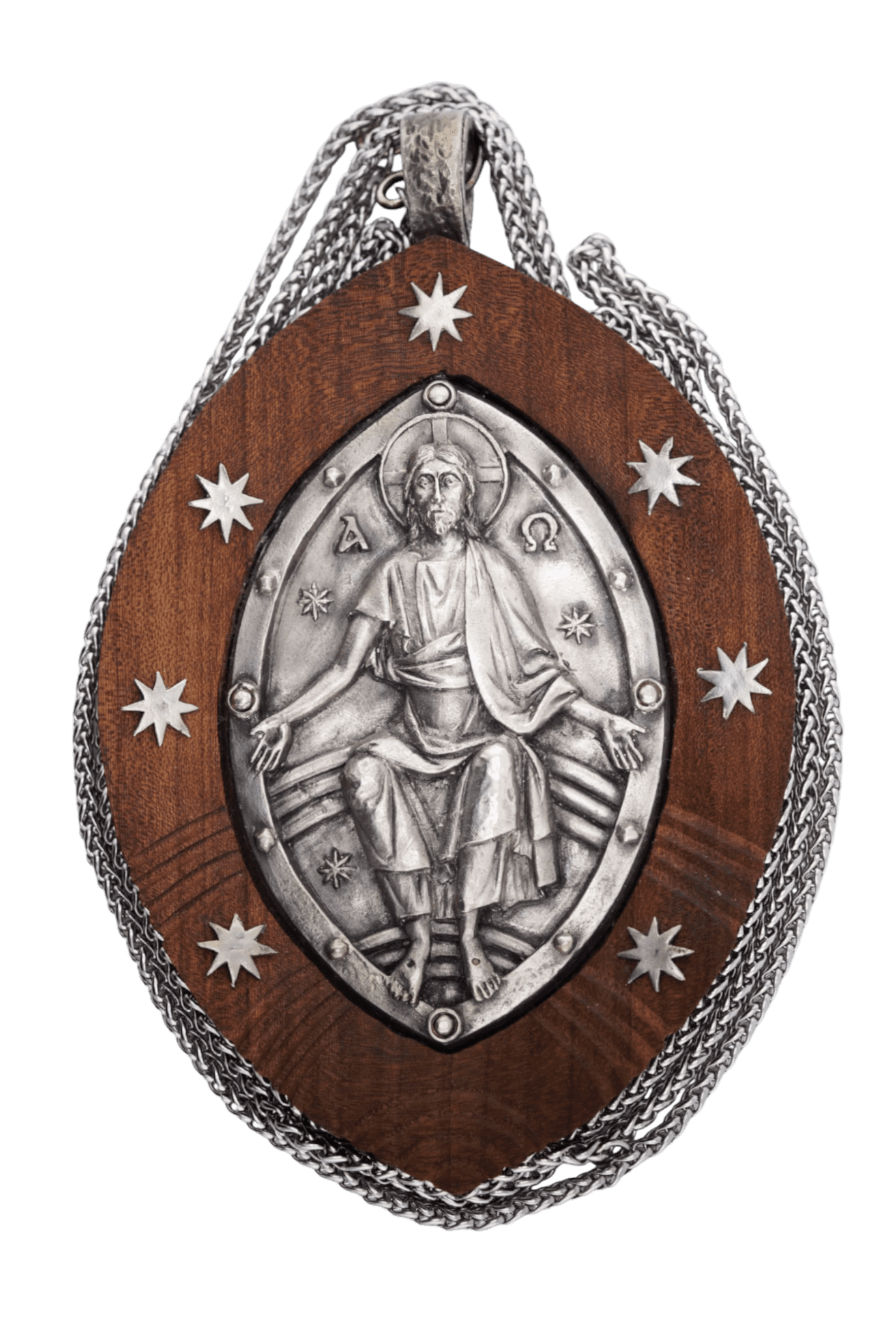 Панагия "Вседержитель" - В киоте, Пьютер