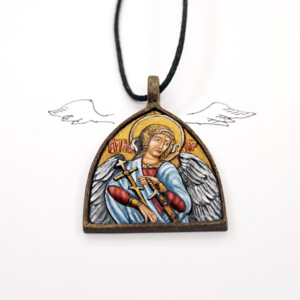 Медальон «Ангел» - Авторская роспись