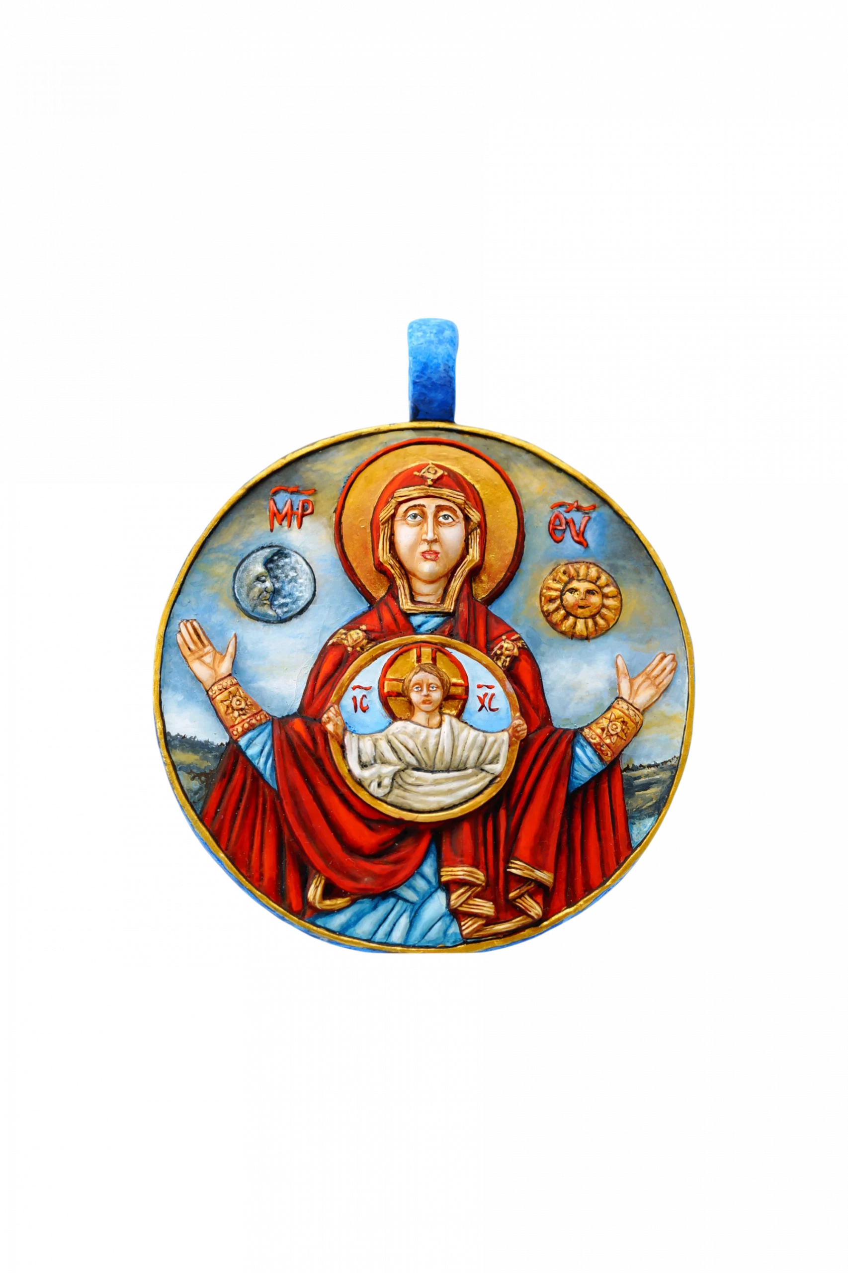 Плакетка "Знамение милости" - Эксклюзивная роспись