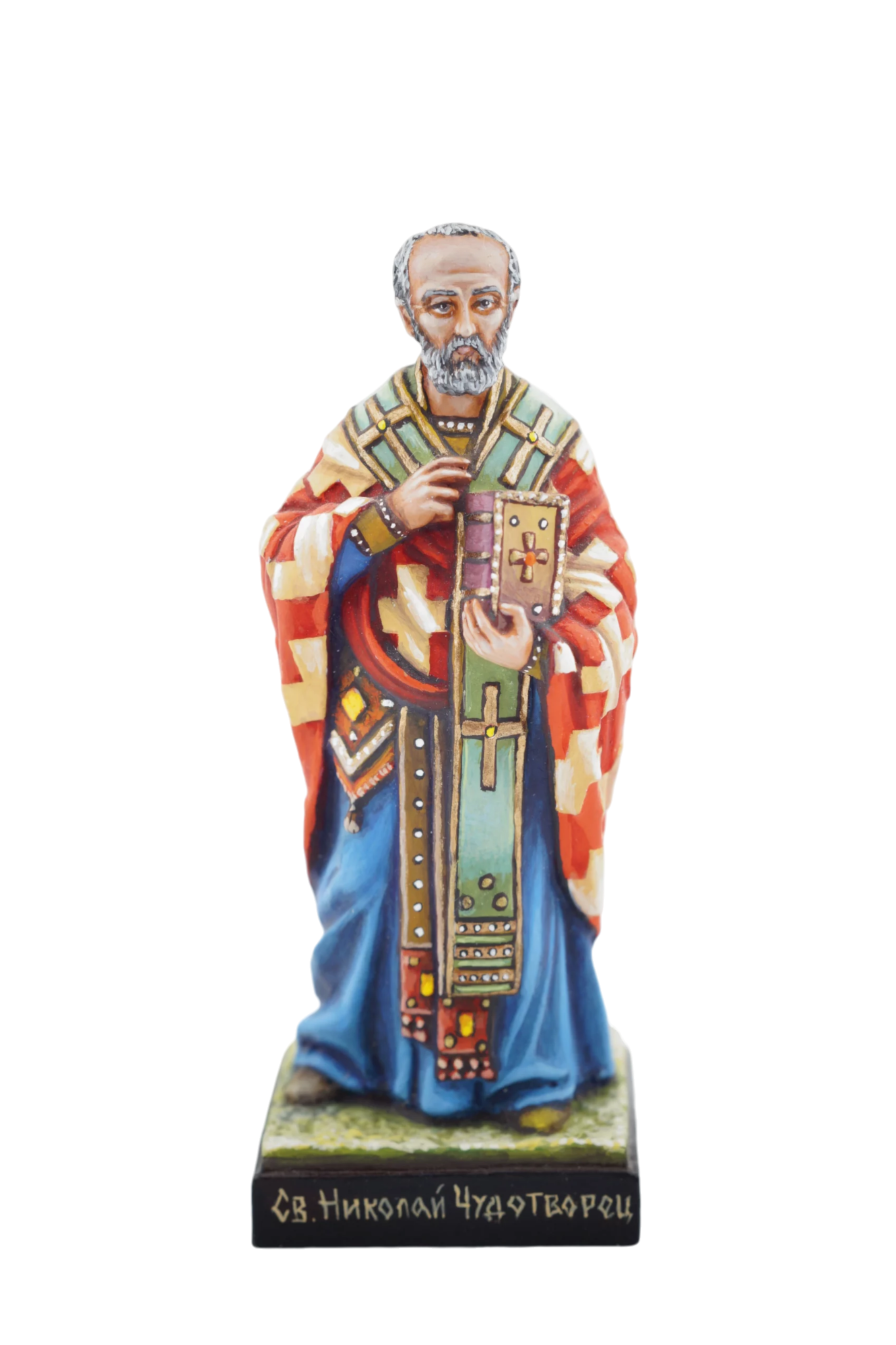 Фигурка святитель Николай Чудотворец - Авторская роспись