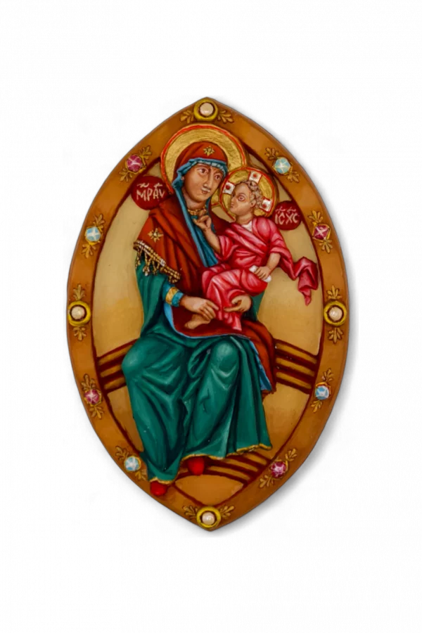 Плакетка "Радость миру родившая" - Авторская роспись
