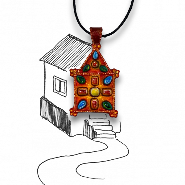 Медальон "Дар Божий" - Авторская роспись