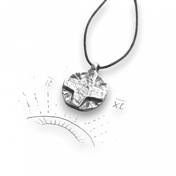 Медальон «Твердь» - Чернение