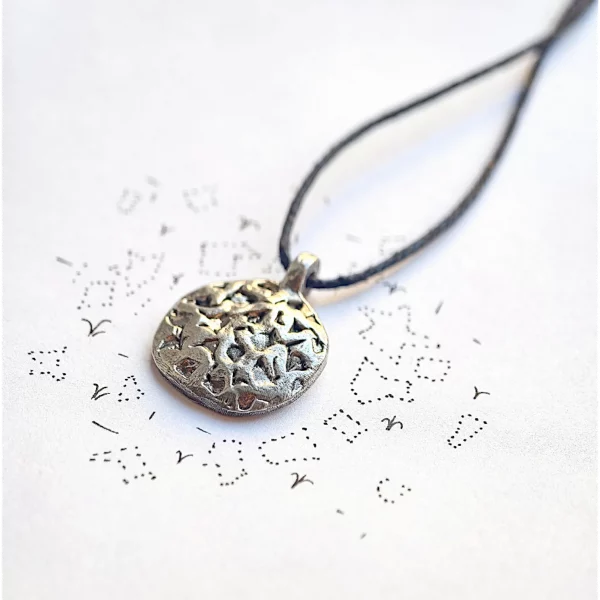 Медальон "Земля" - Чернение