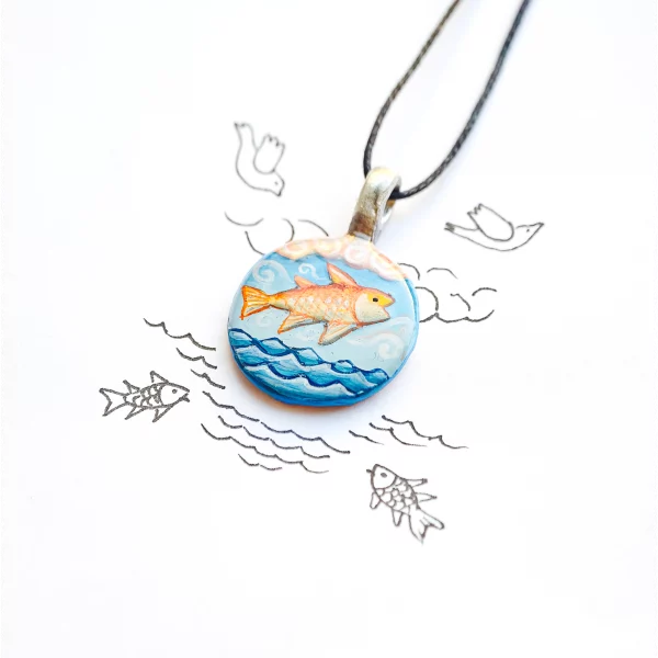 Медальон "Решительность" - Авторская роспись