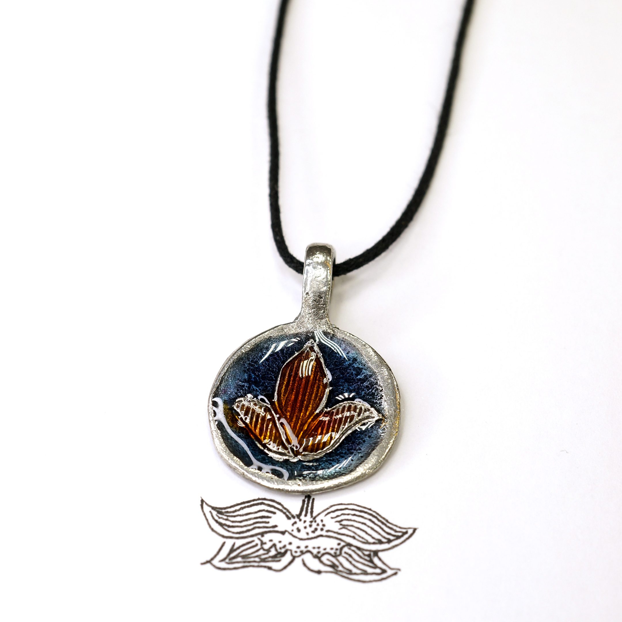 Медальон "Доверие" - Эмаль