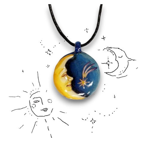 Медальон «Светило малое» - Авторская роспись