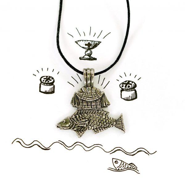 Медальон «Просфора» - Чернение