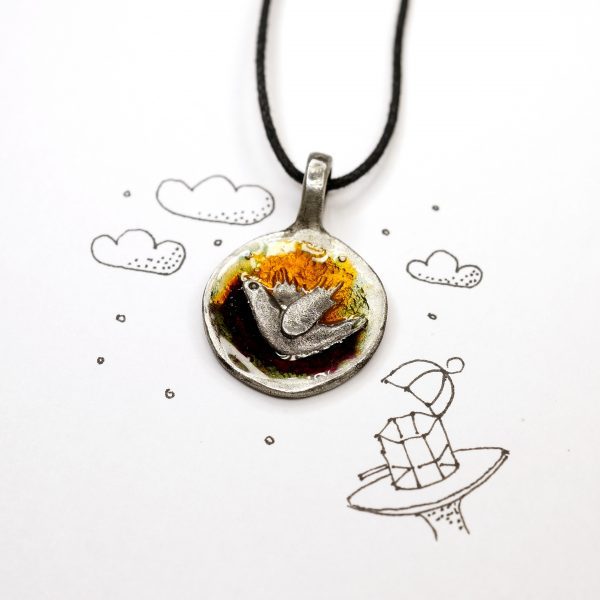 Медальон "Свобода" - Эмаль