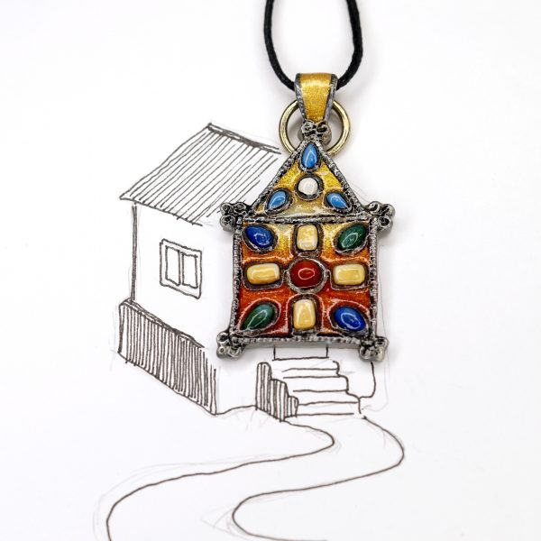 Медальон "Дар Божий" - Авторская роспись