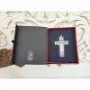 Подарочная коробка для креста священника, Крест священника “Свет во тьме светит” - Пьютер