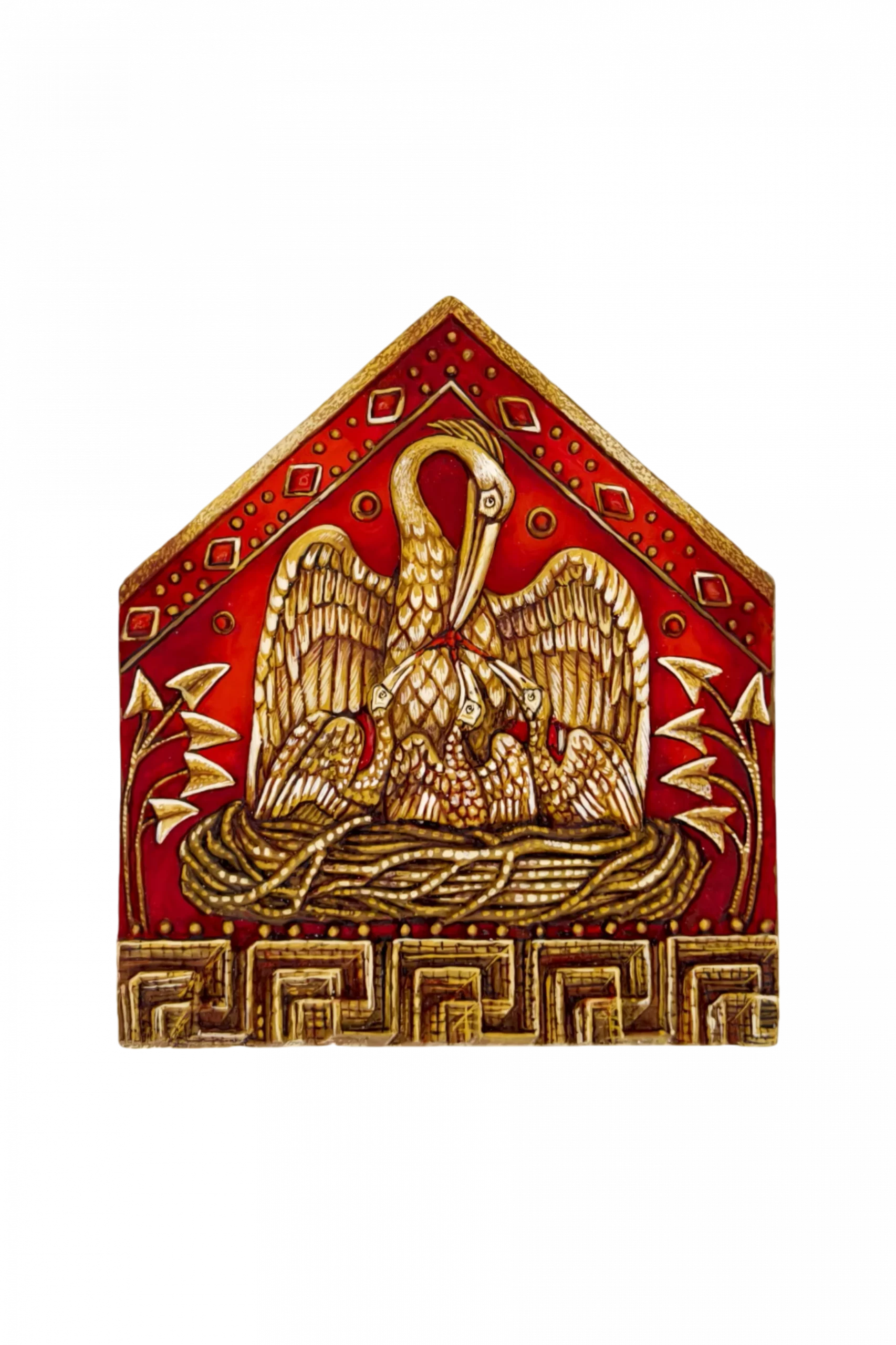 Плакетка "Дети Божии" - Авторская роспись