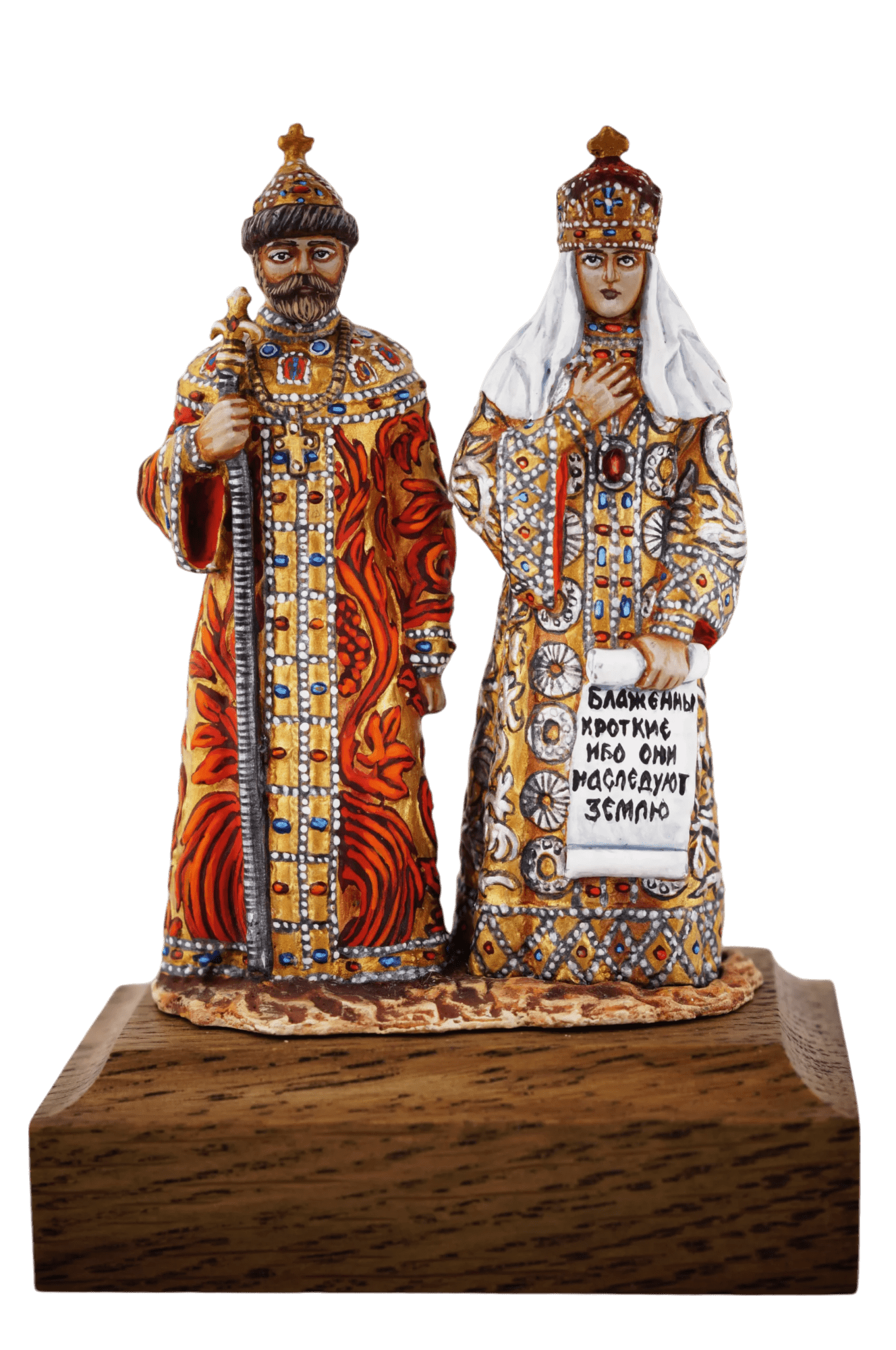 Святые Николай и Александра - Авторская роспись Святые Николай и Александра - Авторская роспись