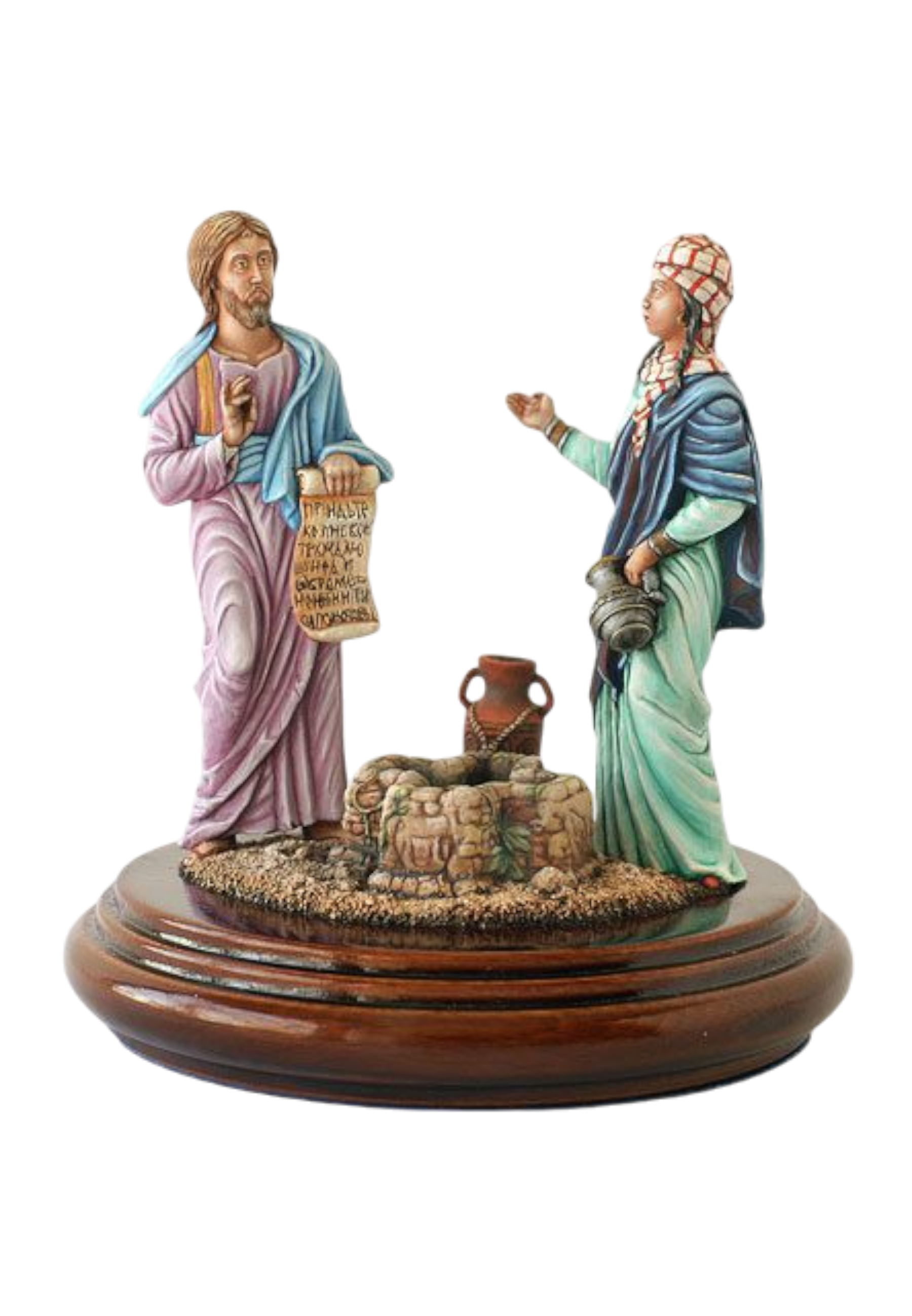 Композиция "Встреча Иисуса с самарянкой" - Авторская роспись