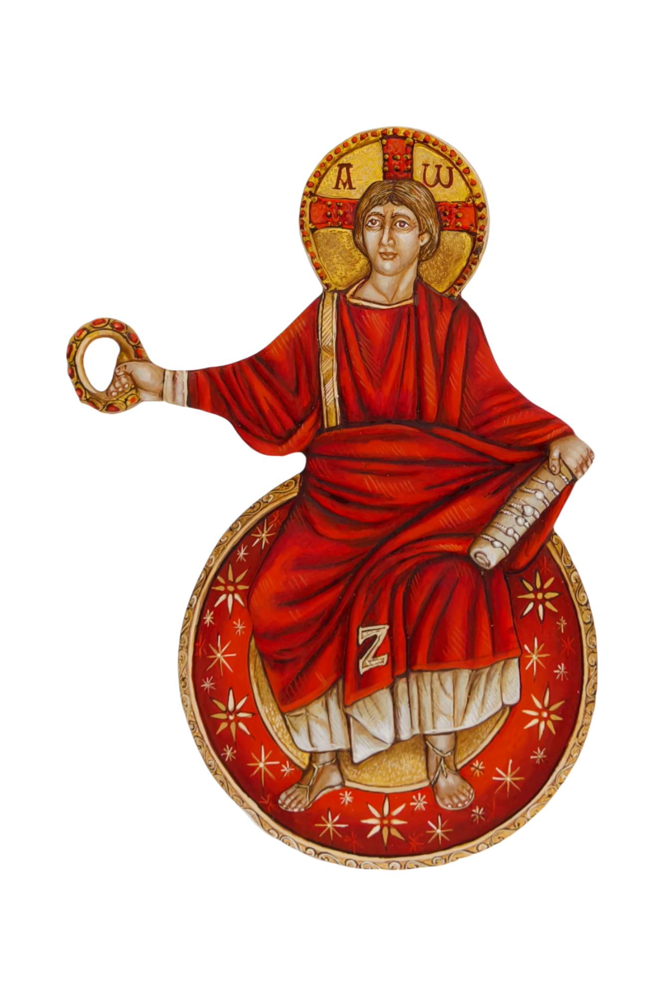 Плакетка "Парусия" (Присутствие) - Авторская роспись