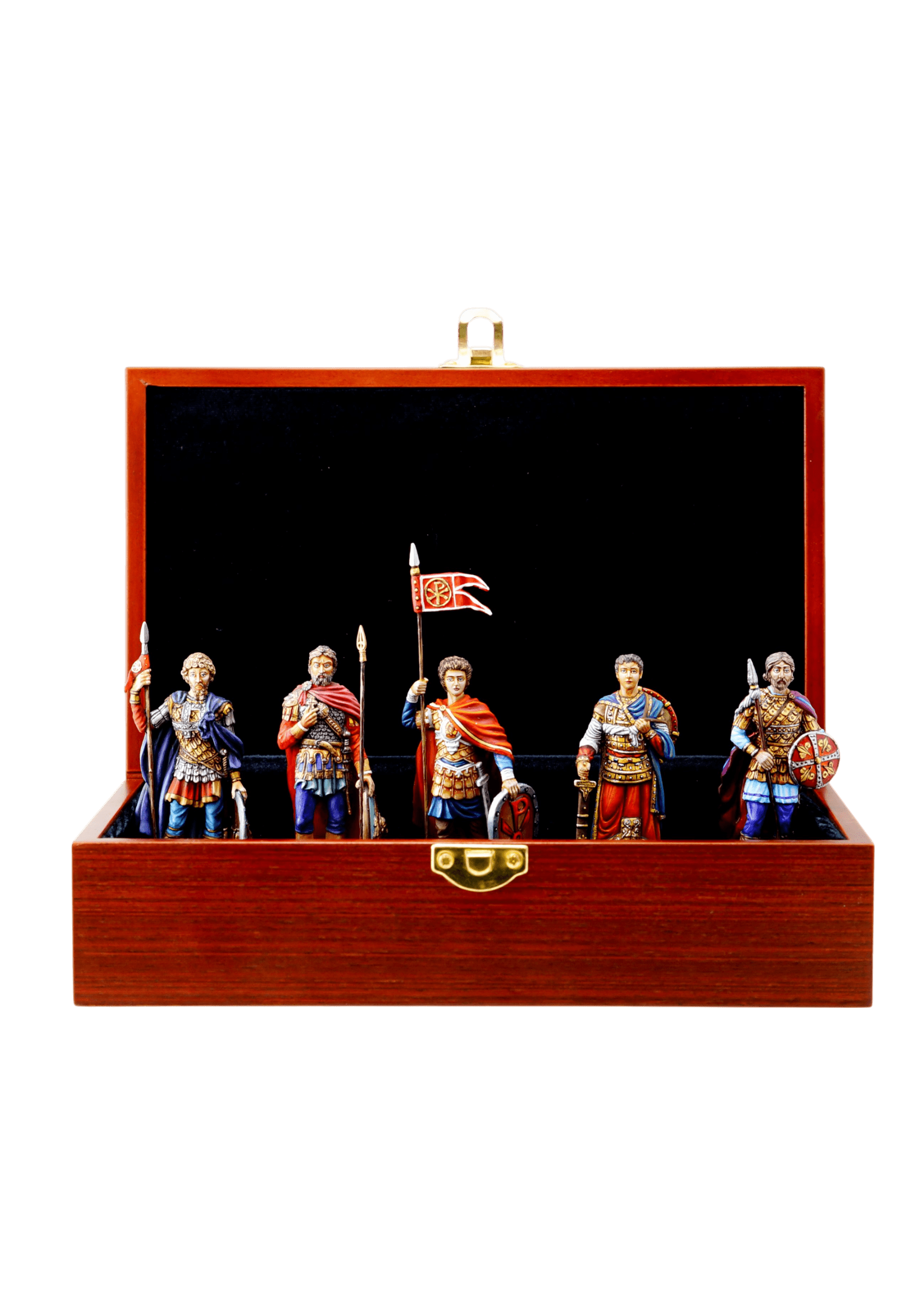 Набор в ларце «Святые воины» - Авторская роспись