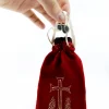 Мешочек-футляр для хранения креста священника, красный