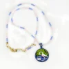 bead5 Нить из бисера на шею. гайтан