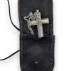 Кожаная сумка для креста священника