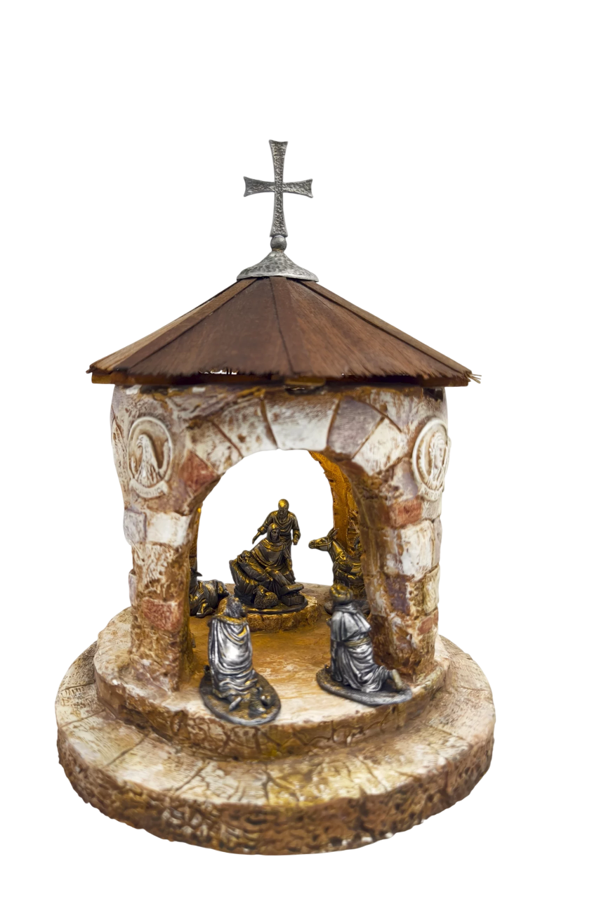 Рождественский вертеп с фигурками