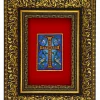 Плакетка "Крест - украшение церкви" в рамке Плакетка "Крест - украшение церкви" в рамке