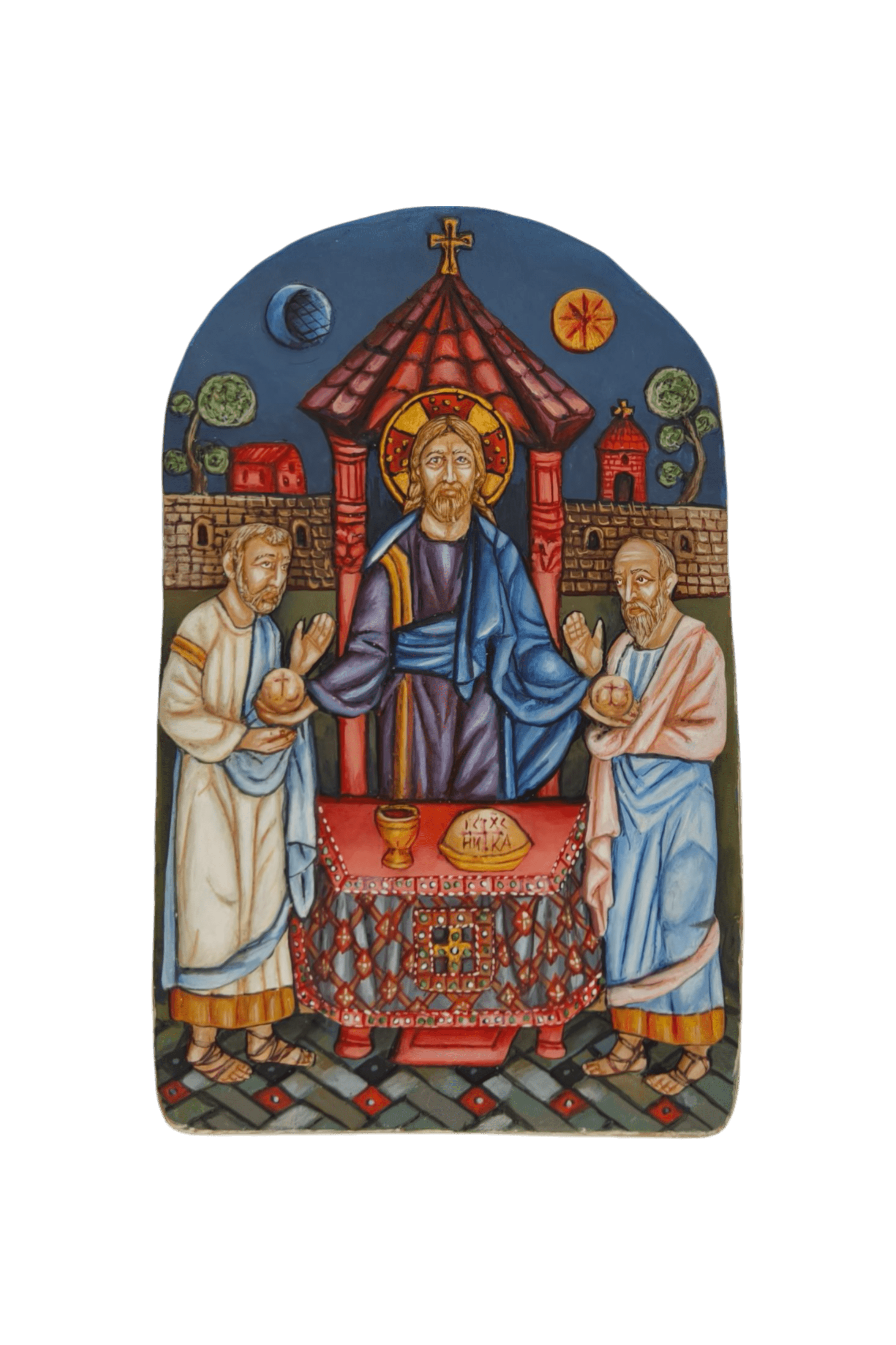 Плакетка "Евхаристия" - Авторская роспись