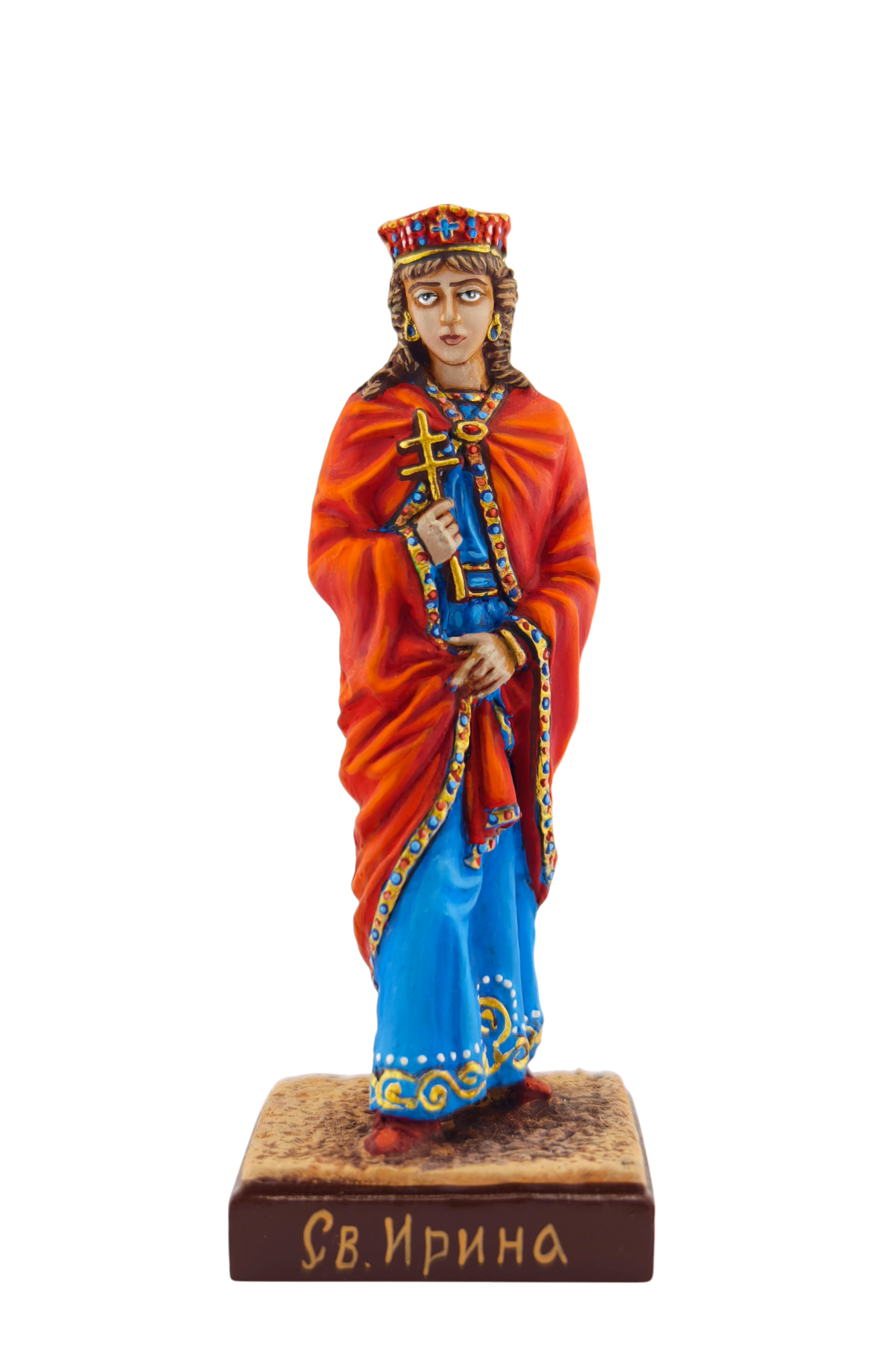 Фигурка мученица Ирина - Авторская роспись