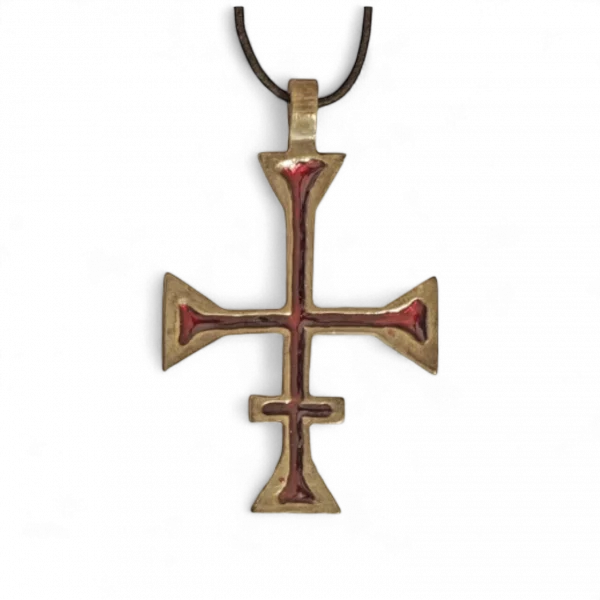 Крест "Феодоровский" - Эмаль