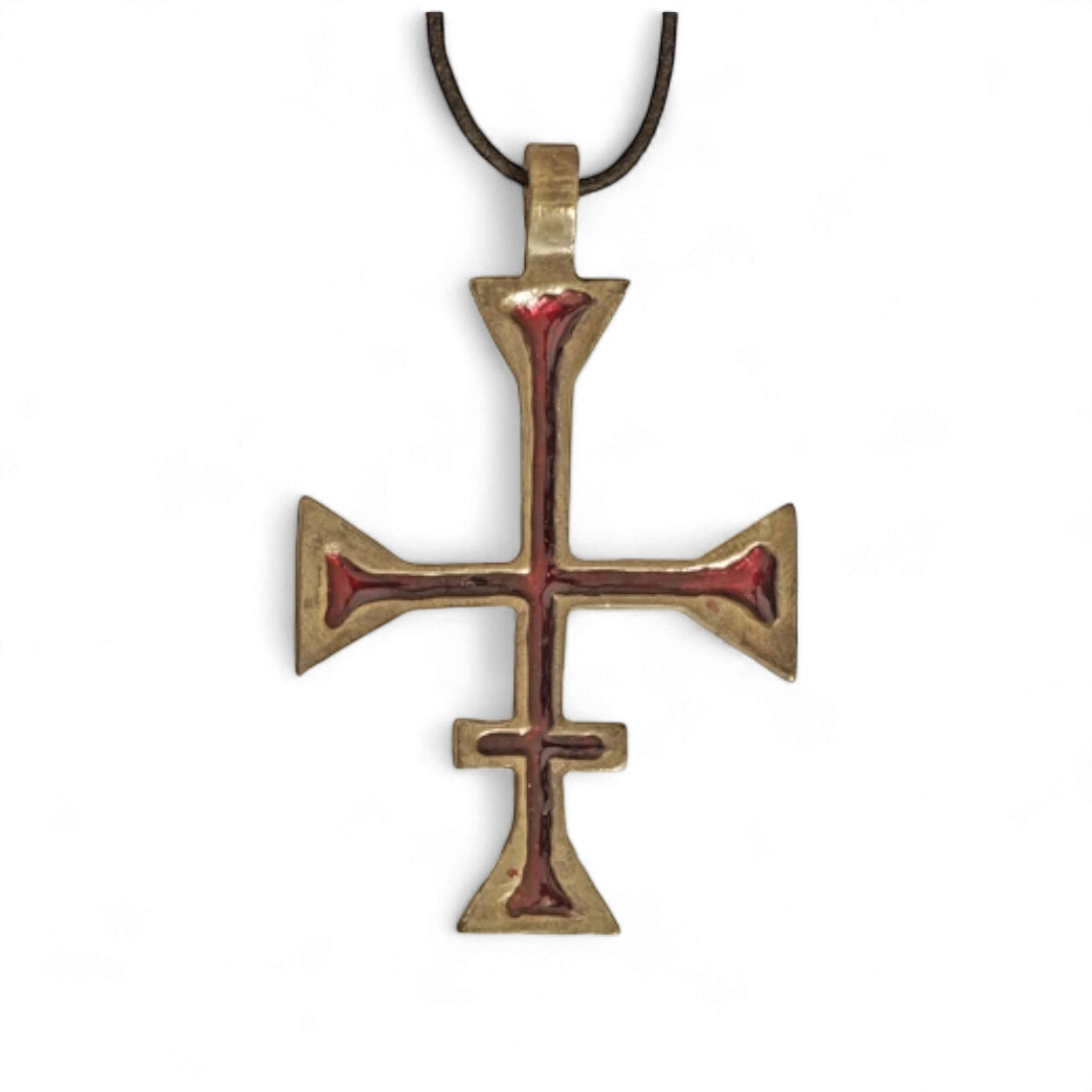 Крест "Феодоровский" - Эмаль