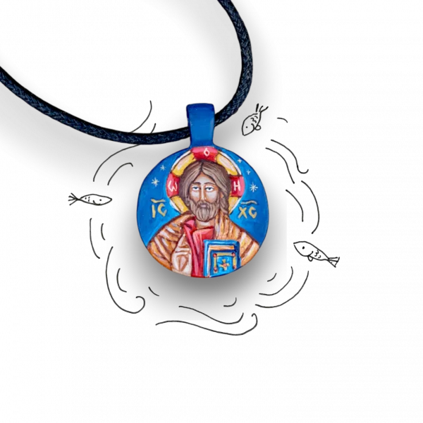 Медальон "Сын Божий" - Авторская роспись