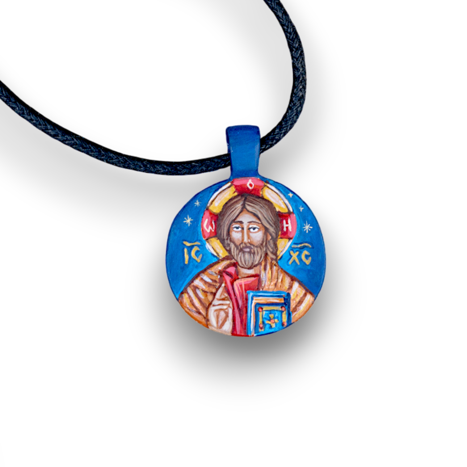 Медальон "Сын Божий" - Авторская роспись