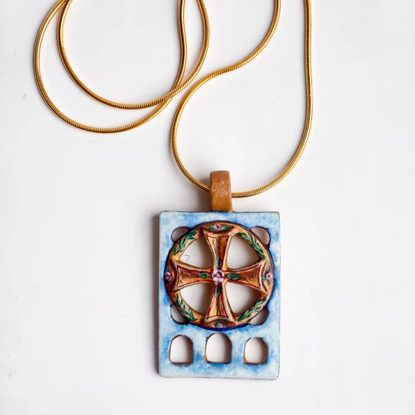 Медальон «Небо» - Авторская роспись