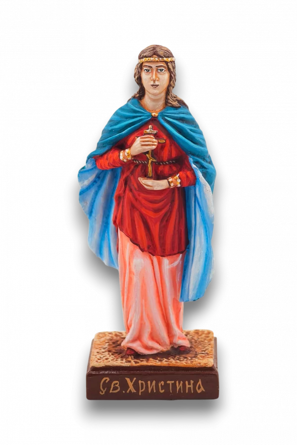 Фигурка мученица Христина - Авторская роспись