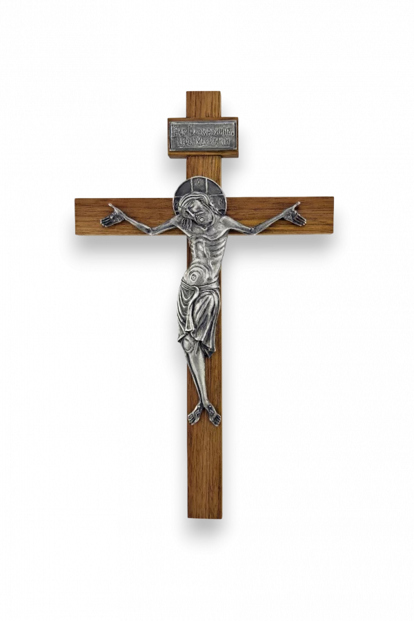 Крест келейный "Христос страдающий" - Пьютер